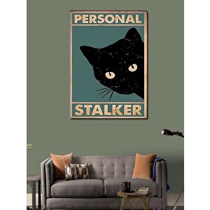 Kanvas Tablo Stalker Kedi