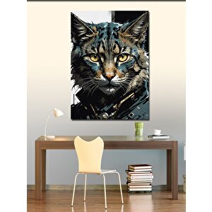 Kanvas Tablo Asil Kedi 100x140 cm