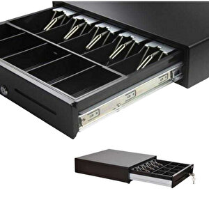 Dbpos Metal Para Çekmecesi 5 Gözlü Metal Mekanizma 41 X 41 X 11cm Mk-410