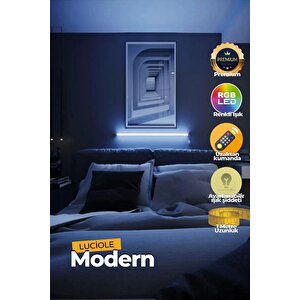 Uzaktan Kumandalı Led Lamba - Yatak Üstü, Tv Yanı ,oturma Odası - Rgb Çok Renkli Ledap12