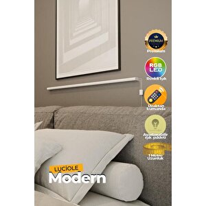 Uzaktan Kumandalı Led Lambader - Yatak Üstü, Tv Yanı ,oturma Odası - Kırmızı Newlightlambader2