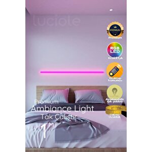 Led Abajur Çubuk Bar Animasyon Renk Uzaktan Kumanda Absarı