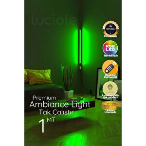 Led Abajur Kendinden Yapışkanlı Uzaktan Kumandalı 16 Renk 4 Animasyon Ledgreen