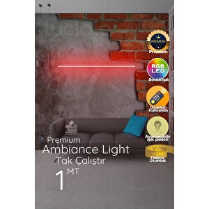 Led Işık Bar Çubuk Animasyon Renk Uzaktan Kumanda Barbeyaz1