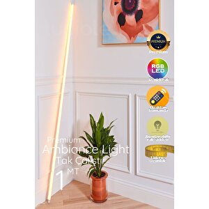 Rgb Led Strip Tube Light  Lambader Uzaktan Kumandalı Işık Lamba Ampül Aydınlatma Renkli Animasyonlu6