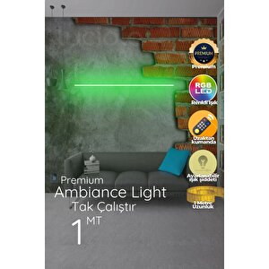 Led Bar Dekoratif Rgb Çok Renkli Animasyonlu Uzaktan Kumandalı Bargreen