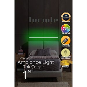 Led Abajur Aplik Gece Lambası Rgb Lambader 16 Renkli Uzaktan Kumandalı Işık 4 Animasyonlu Ledap25