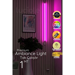 Köşe Led Lambader Işık Uzaktan Kumandalı Renk Animasyon Yapışkanlı Newlightpe