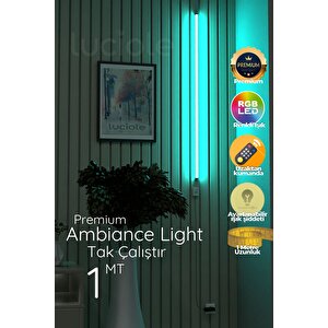 Led Aplik Işık Uzaktan Kumandalı Renk Animasyon Yapışkanlı Köşe Dvraplkktu
