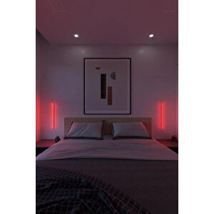 2 Adet Mini Led Lambader Uzaktan Kumandalı 4 Farklı Mod - 16 Farklı Renk Minib