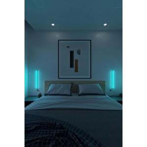 2 Adet Mini Led Lambader Uzaktan Kumandalı 4 Farklı Mod - 16 Farklı Renk Minib