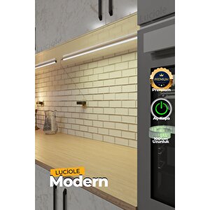 Mutfak Tezgah Altı Led Mutfak Işık Bar Aç Kapa Günışığı Yapışkanlı 1 Metre - Led Işık Mtgun1