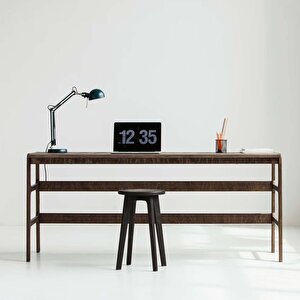 Rustico Ahşap Çalışma Masası 180x50 Ceviz Renk Cpt4630-180