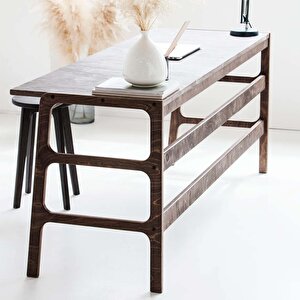 Rustico Ahşap Çalışma Masası 180x50 Ceviz Renk Cpt4630-180