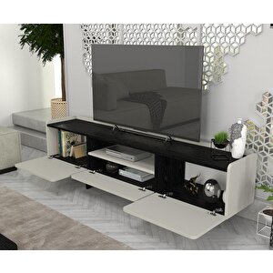 Dekorister Rogan Tv Stand Kumtaşı - Senkronsiyah