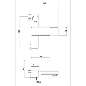 Rio 323 Banyo Bataryası Krom 10250320