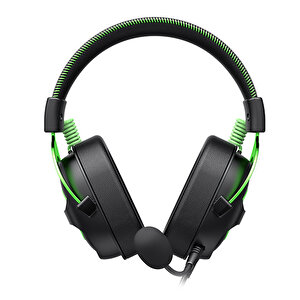 T Gamenote H2002e Çıkarılabilir Mikrofonlu Gaming Oyuncu Kulaklığı - 3.5mm Yeşil