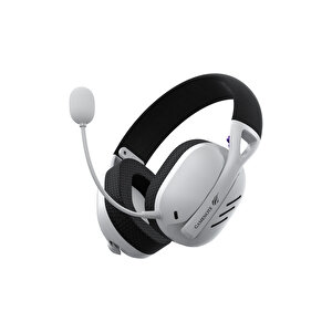 Havit Gamenote Fuxi-H3 Gaming Oyuncu Mikrofonlu Kulaklığı 7.1-4 Modlu (BT, 2.4Ghz, Type-C, 3.5mm) - Beyaz Beyaz