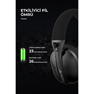 Gamenote Fuxi-h3 Gaming Oyuncu Mikrofonlu Kulaklığı 7.1 - 4 Modlu (bt, 2.4ghz, Type-c, 3.5mm)