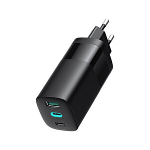 Havit Uc10 65w Gan Teknoloji Hızlı Şarj Adaptörü - 2 Type-c, 1 Usb Girişi (macbook Ve Iphone Uyumlu)