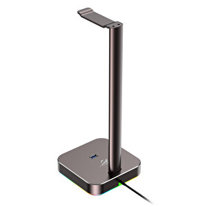 Gamenote Th610 Rgb Kulaklık Standı Alüminyum Gövde 3 Usb Portu