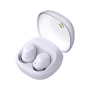 Tw969 Enc Tws Bluetooth 5.3 Kulaklık - Kulakiçi Kulaklık - Beyaz Mor