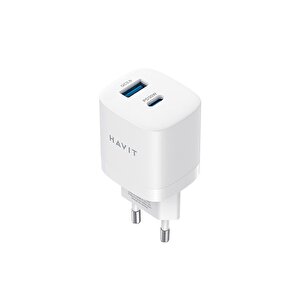 Uc30 33w Uyumlu Gan Teknoloji Hızlı Şarj Adaptörü - Type-c Ve Usb Qc3.0