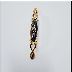 MİRAY 96 mm Metal Gold siyah desenli / 5 ADET