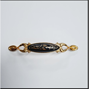 MİRAY 96 mm Metal Gold siyah desenli / 5 ADET