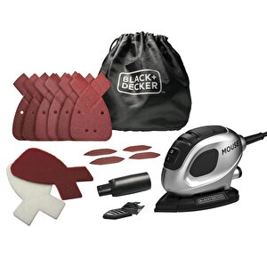 Black&decker Silver Series Mouse Detay Zımpara Makinesi Ve Aksesuar Seti 55 W Bew230sbck-qs