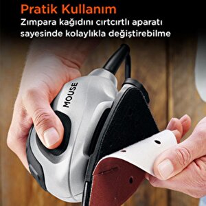 Black&decker Silver Series Mouse Detay Zımpara Makinesi Ve Aksesuar Seti 55 W Bew230sbc-qs