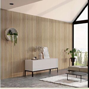 Wi̇npanel Dekorati̇f Ahşap Duvar Panel – Flora 60x240 cm