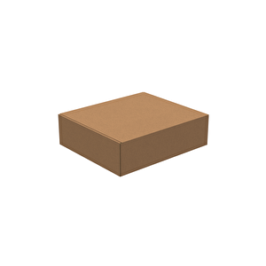 35x30x10-25 Adet Kilitli E-ticaret Karton Kargo Kutusu 25 Adet