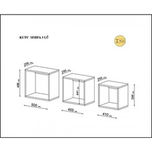 Puzzle 3 Lü Sehpa Cevi̇z