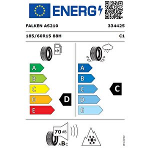 185/60 R15 Tl 88h Xl Euroall Season Dört Mevsim Lastiği (üretim Tarihi:2024)