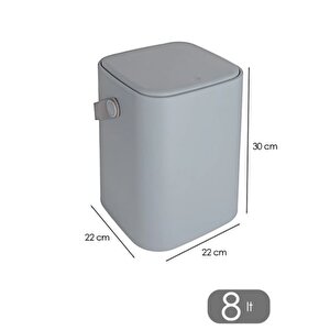 Antrasi̇t Si̇hi̇rli̇ Çöp Kovasi 8 Lt
