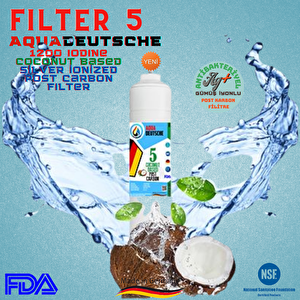 Aqua Deutsche Kırmızı Renk Pompali 8 Litre Gümüş İyon Coconut Bazli Tatlandiricili Su Arıtma Cihazı