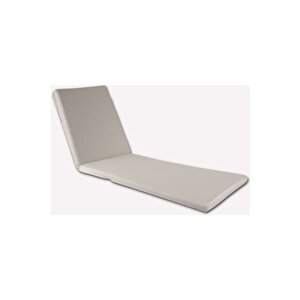 Katlanir Şezlong Mi̇nderi̇ - Kamp Mati 180*50*4 Cm Fermuarli Krem