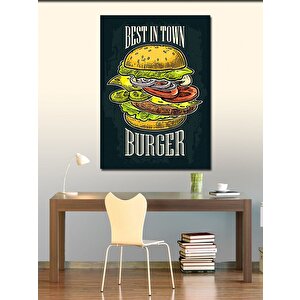 Kanvas Tablo Kasabadaki En İyi Hamburger