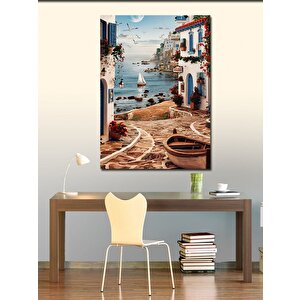 Kanvas Tablo Yazlık Kasabası 70x100 cm
