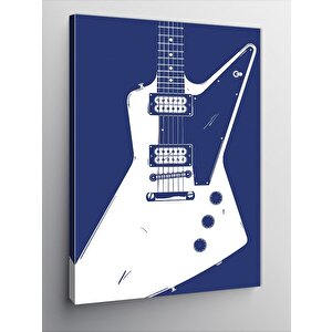 Kanvas Tablo Explorer Kasa Elektro Gitar 100x140 cm