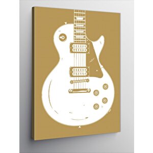 Kanvas Tablo Les Paul Kasa Gitar