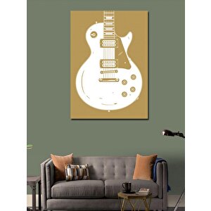Kanvas Tablo Les Paul Kasa Gitar