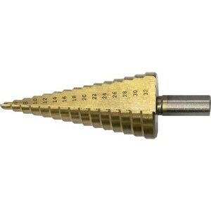 4-32 Mm Paslanmaz Kademeli Matkap Ucu Metal Kozalak Hss 15 Kademe Kozalak Panç