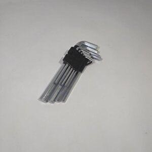 9 Parça 150 Mm Alyan Takımı Isı İşlem Görmüş Lüx Alyan Takımı Allen Anahtar Seti