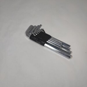 9 Parça 150 Mm Alyan Takımı Isı İşlem Görmüş Lüx Alyan Takımı Allen Anahtar Seti