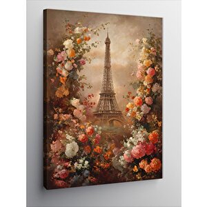 Kanvas Tablo Paris Eyfel Kulesi Temalı