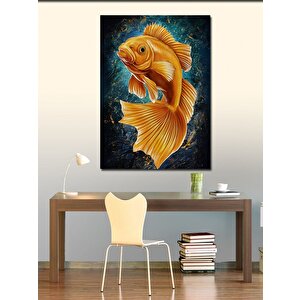 Kanvas Tablo Turuncu Balık 70x100 cm