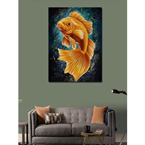 Kanvas Tablo Turuncu Balık 70x100 cm