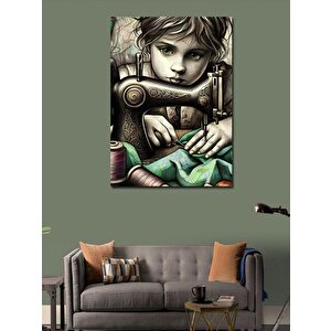 Kanvas Tablo Çocuk Terzi 70x100 cm